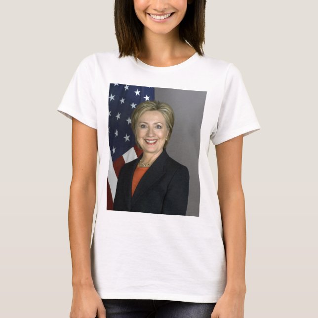 Hillary Clinton T Shirt (Framsida)