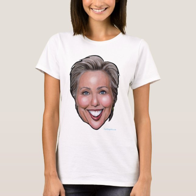 Hillary Clinton T Shirt (Framsida)