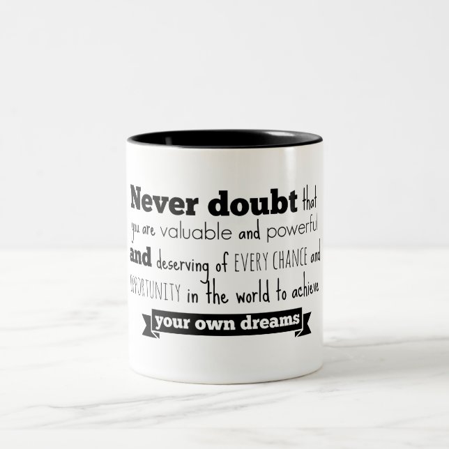 Hillary Clinton talmugg Två-Tonad Mugg (Center)