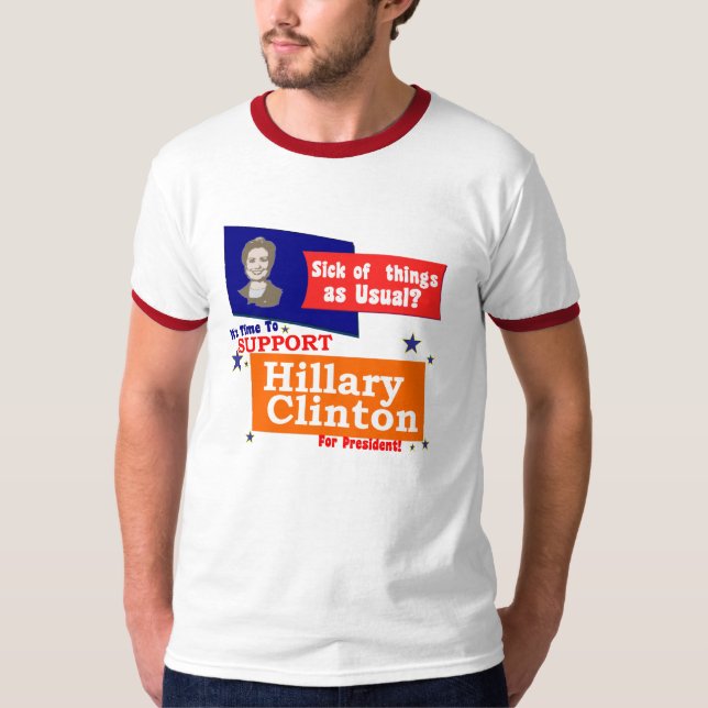Hillary Clinton Tee Shirt (Framsida)