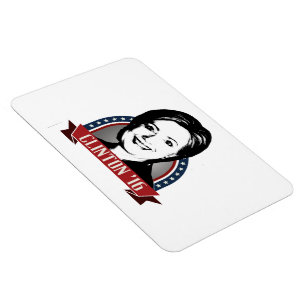 HILLARY CLINTON TILL INKÖRD 2016 - .PNG MAGNET