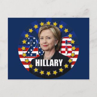 Hillary Clinton till president 2016 Postcard Vykort