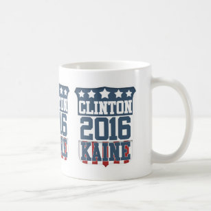 Hillary Clinton Tim Kaine 2016 Kaffemugg