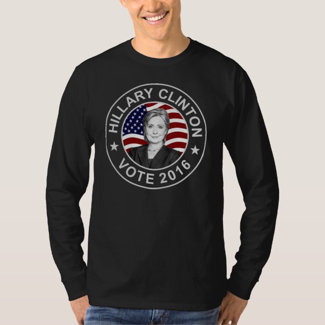 Hillary Clinton US flagga Tröja (Framsida)