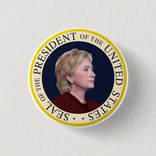 Hillary Clinton - US-presidenten United States Knapp (Framsida)