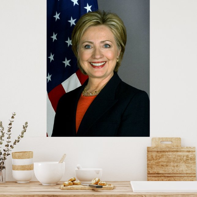 Hillary Clinton Värdeaffisch papper Poster (Kök)