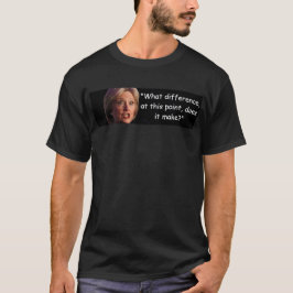 Hillary Clinton - vilken skillnad det gör T-shirt