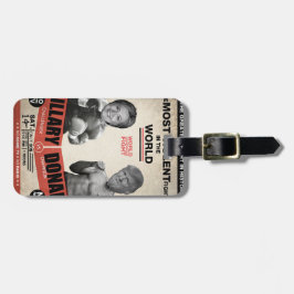 Hillary Clinton vs. Donald Trump 2016 Bagagebricka