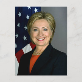 Hillary Clinton vycard Vykort