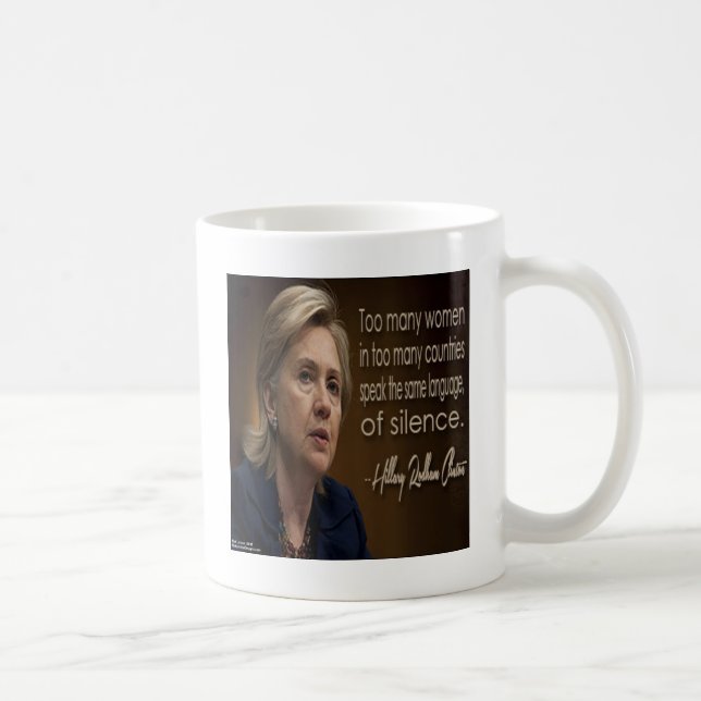 Hillary Clinton Women R Anonymous Gifts & Tees Kaffemugg (Höger)