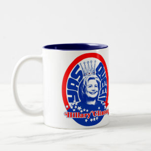 Hillary Clinton Yas drottningmugg Två-Tonad Mugg
