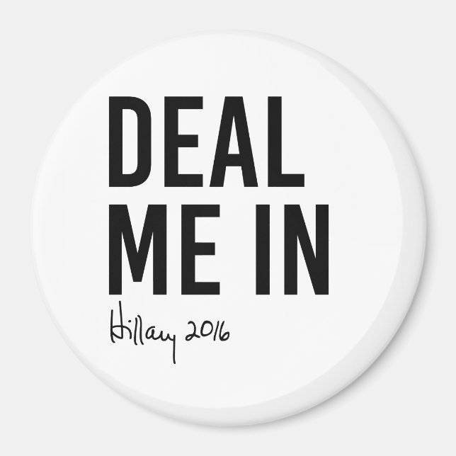 Hillary - Deal Me in - Magnet (Framsidan)