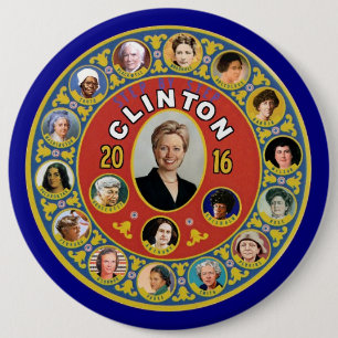 Hillary: Den första kvinnliga presidenten Knapp