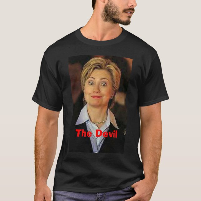 Hillary djävulen t-shirt (Framsida)