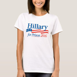 Hillary för den fängelseT-tröja 2016 Tee