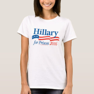 Hillary för den fängelseT-tröja 2016 Tee