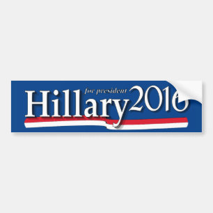 Hillary för den presidentbildekalet 2016 bildekal