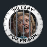Hillary för fängelse darttavla<br><div class="desc">Hur mycket longer går hon att få bort med henne brottsligt uppförande? Hillary för fängelse NU!!!</div>