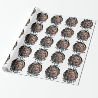 Hillary för fängelse presentpapper