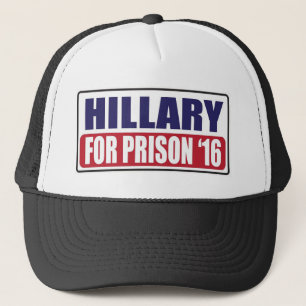 Hillary för fängelset 2016 keps