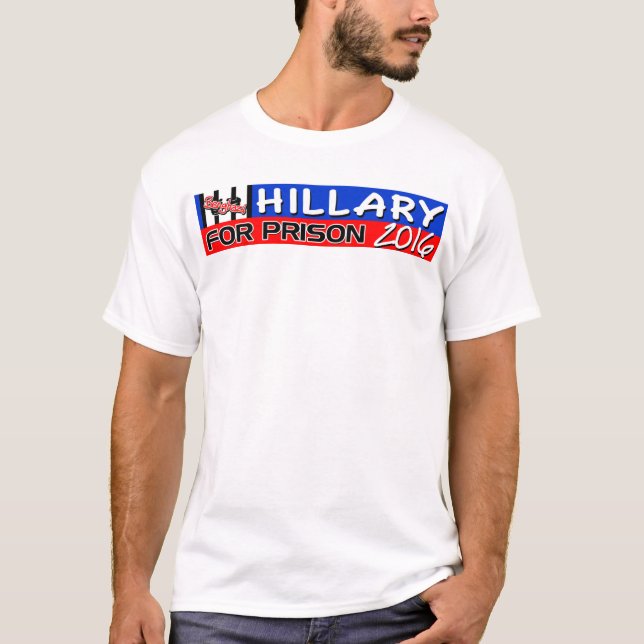 Hillary för fängelset 2016! tröja (Framsida)