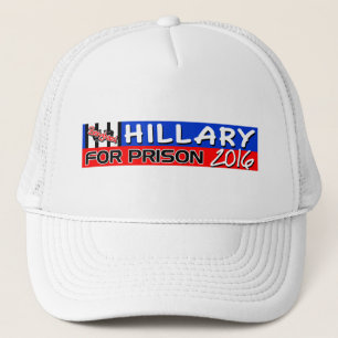 Hillary för fängelset 2016! truckerkeps
