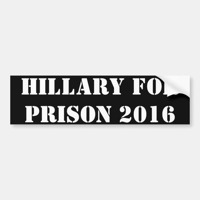 Hillary For Fison 2016 Bildekal (Framsidan)
