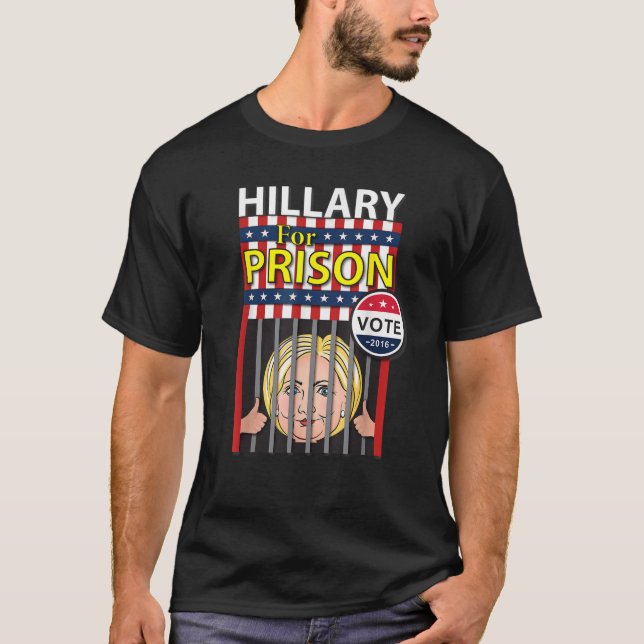 Hillary for Fison Funny Parody Val T Shirt (Framsida)
