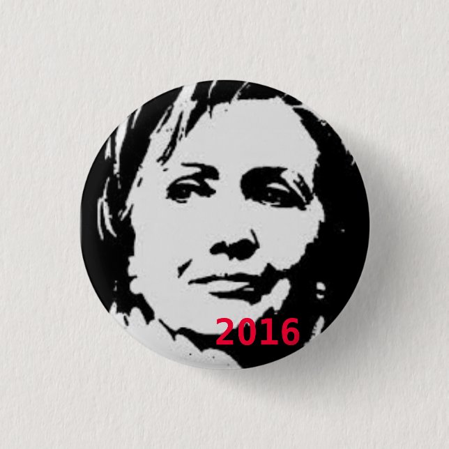 Hillary for President 2016 Button Knapp (Framsida)