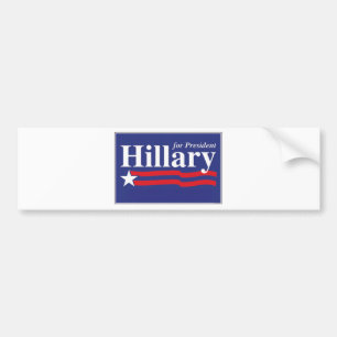 Hillary för president! bildekal