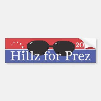 Hillary för presidenten 2016 bildekal