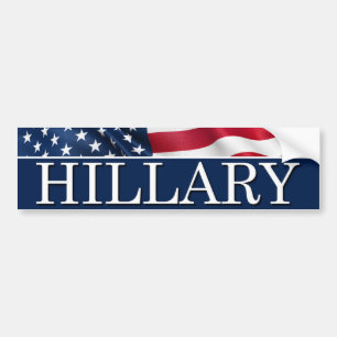 Hillary för presidenten 2016 bildekal