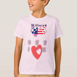 Hillary för USA BFF Bästa vän för alltid Tee Shirt