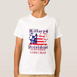 Hillary For USA President Vi är starkare tillsamma T-shirt