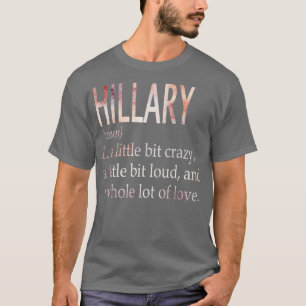 Hillary Girl Namn Definition T Shirt