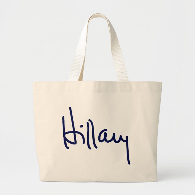 Hillary häftetote bags jumbo tygkasse (Framsidan)