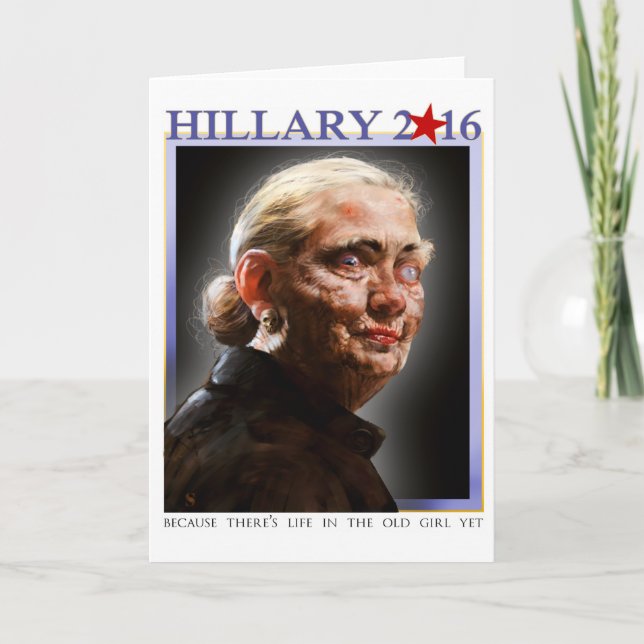 Hillary hälsningkort 2016 kort (Framsida)