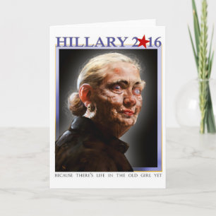 Hillary hälsningkort 2016 kort