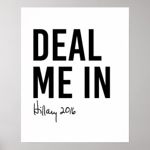 Hillary - handla mig in - poster