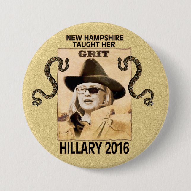 Hillary har grus knapp (Framsida)