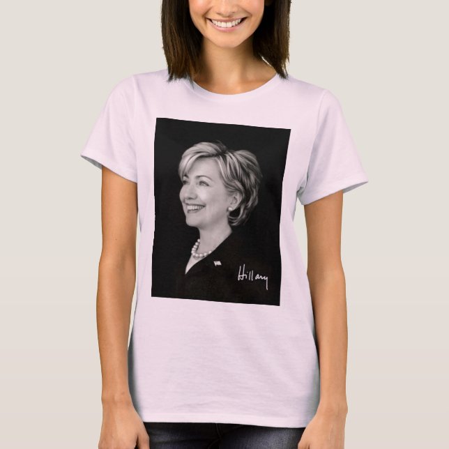 Hillary Headshot2 T-shirt (Framsida)