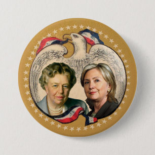 Hillary & henne hjältinna knapp
