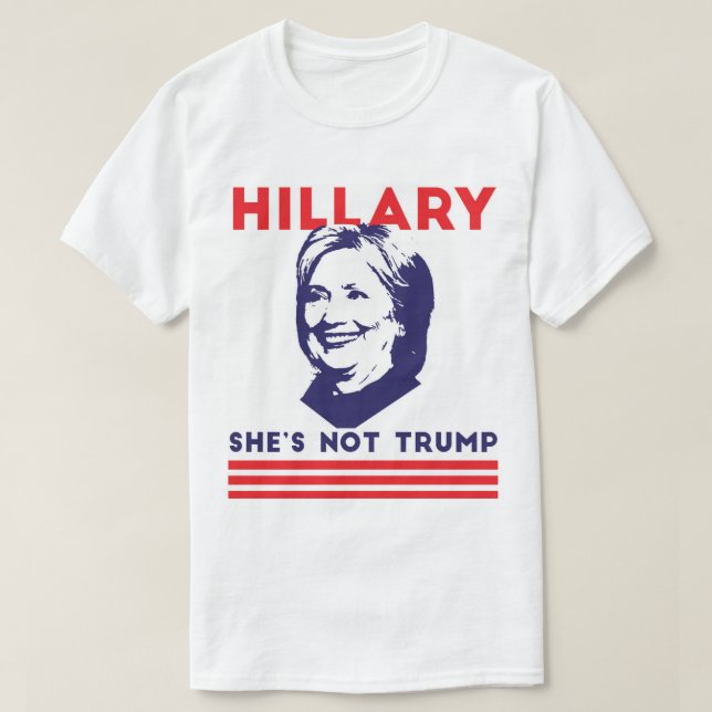 Hillary: Hon är inte trumf Tröja (Design framsida)