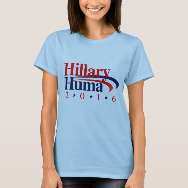 HILLARY HUMA 2016 copy.png T Shirt (Framsida)