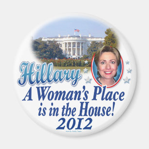 Hillary hus 2012 vid ButtonZUP Magnet