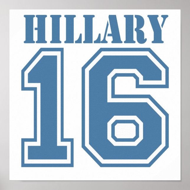 HILLARY IN 2016.png Poster (Framsidan)