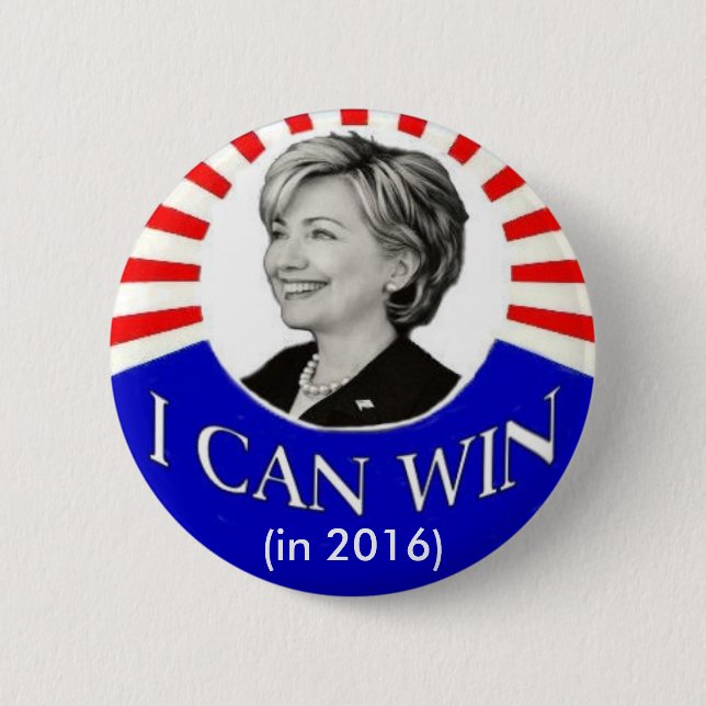 HIllary: Jag kan segra (i 2016) knäppas Knapp (Framsida)