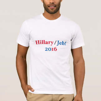 Hillary/Jeb skjorta 2016 Tee Shirt
