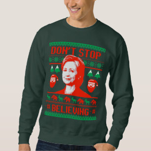 Hillary jul - inte stoppa att tro - lång ärmad tröja