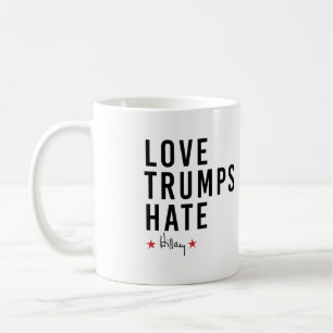 Hillary - Kärlek Besegrar Hat - Kaffemugg